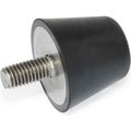 J.W. Winco J.W. Winco Vibration/Shock Absorption Mount, Conical, 16mm Height, 25 Max Load,  254-19-M5-20-55